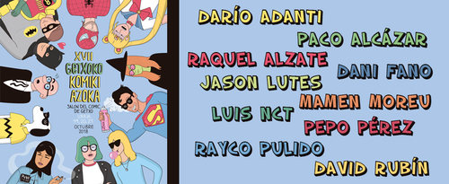 Astiberri en el Salón del Cómic de Getxo de 2018