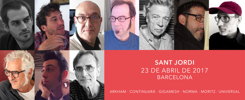 Un total de once autores firman en Barcelona el 23 de abril por Sant Jordi