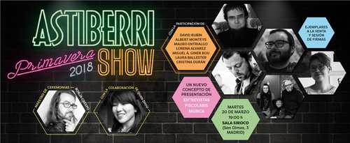 Siete autores participarán en el Astiberri Show Primavera en Madrid